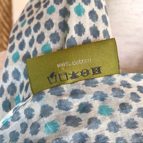 ❌SOLD Rock Flower Paper | Tasseled Cotton Summer Scarf - Picture 4 of 4